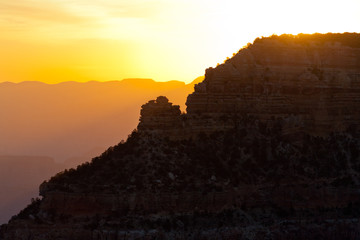 Sunrise over the Grand Canyon, Grand Canyon National Park, Arizona, USA