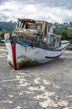 Shipwreck Achao Chile