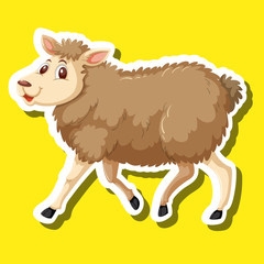 A simple sheep character