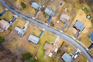 Aerial of Residential Homes