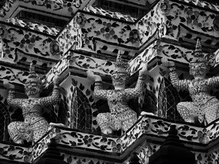 wat arun as a famous landmark in Bangkok, Thailand