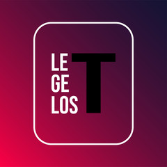 let's get lost. Life quote with modern background vector