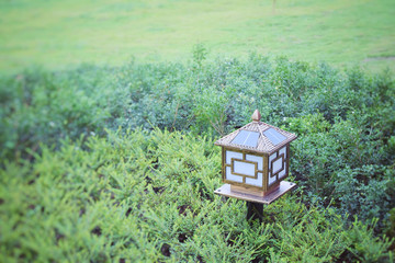 Lamp in the garden