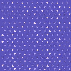 Naklejka na ściany i meble Abstract seamless geometric pattern fashion design print triangle color. Vector illustration. 