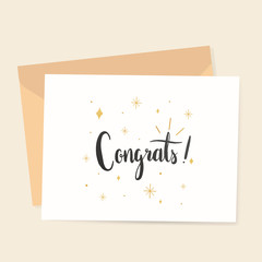 Congrats greeting card