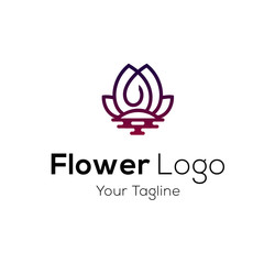 Abstract Flower Logo  Image