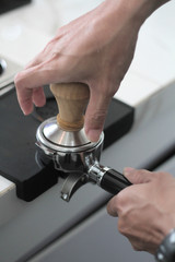 Pressig Coffee Closeup
