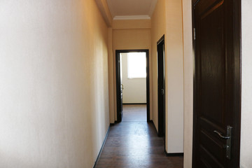 Empty hallway in an apartment.