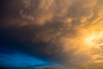 dramatic clouds storm