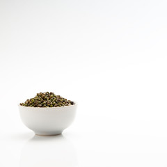 The mung beans in bowl