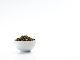 The mung beans in bowl