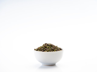 The mung beans in bowl