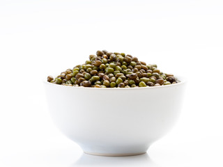 The mung beans in bowl