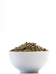 The mung beans in bowl