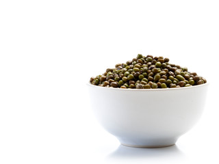 The mung beans in bowl