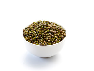 The mung beans in bowl