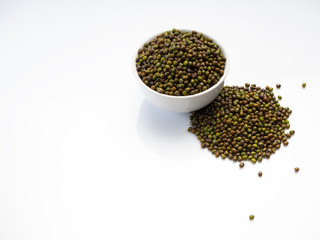 The mung beans in bowl