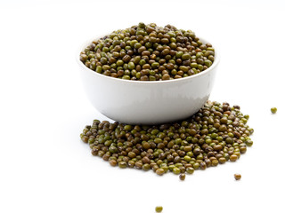 The mung beans in bowl