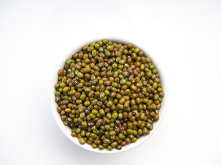 The mung beans in bowl