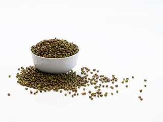 The mung beans in bowl