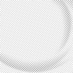 Abstract black halftone pattern element modern curve texture smooth white background and texture.