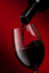 Fototapeta na wymiar 赤ワイン