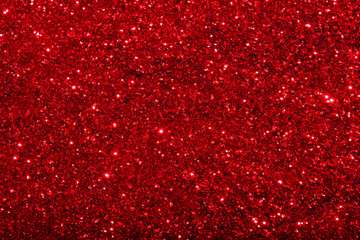 Bokeh lights red texture. New year background.