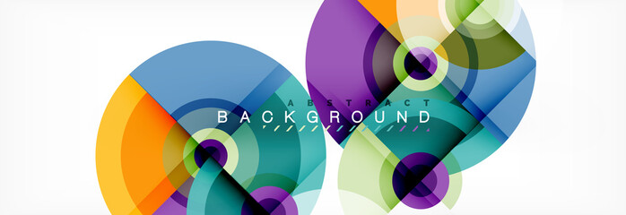 Modern circle background