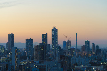 Fototapeta na wymiar 東京風景　トワイライト　池袋