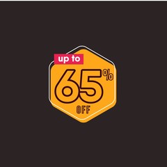 Discount up to 65% off Label Vector Template Design Illustration
