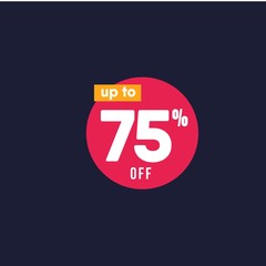 Discount up to 75% off Label Vector Template Design Illustration