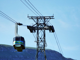 Aerial cableway Iltios-Chaserrugg or Luftseilbahn Iltios-Chäserrugg, Unterwasser - Canton of St....