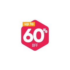 Discount up to 60% off Label Vector Template Design Illustration