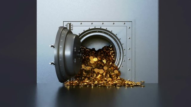 bank safe, bank security, golden, coin, banking, business, chroma key, 3drendering, doors, finance, gold, indoors, interior, lock and key, lock box, metal, money, no people, nobody, open door, opening