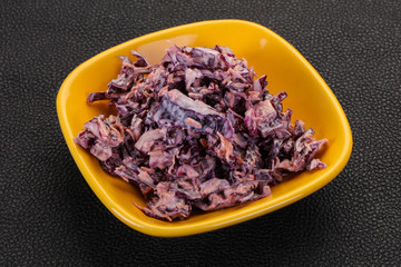 Cole slaw salad with cabbage