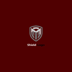 Abstract Shield Logo Template 