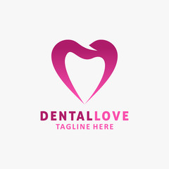 Love dental logo design