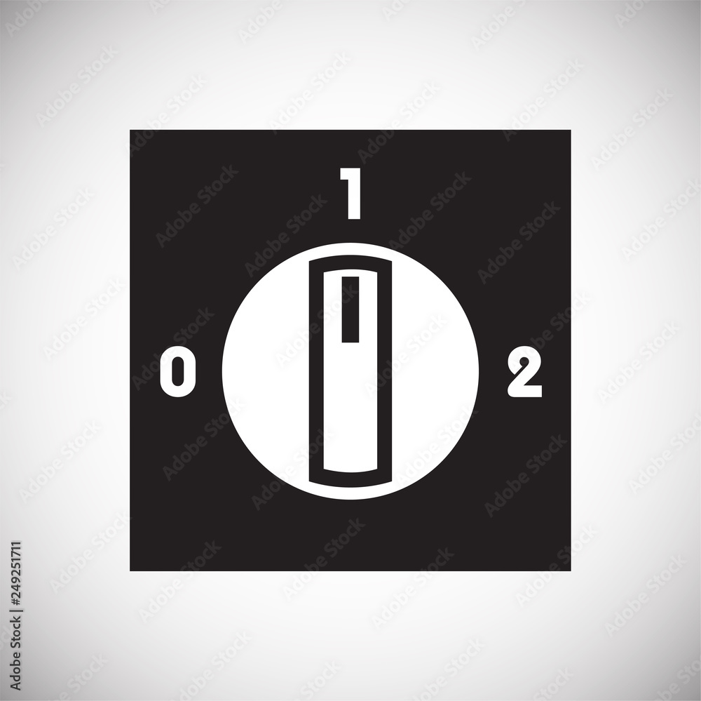 Fototapete Electric ware icon on white background for graphic and web design, Modern simple vector sign. Internet concept. Trendy symbol for website design web button or mobile app