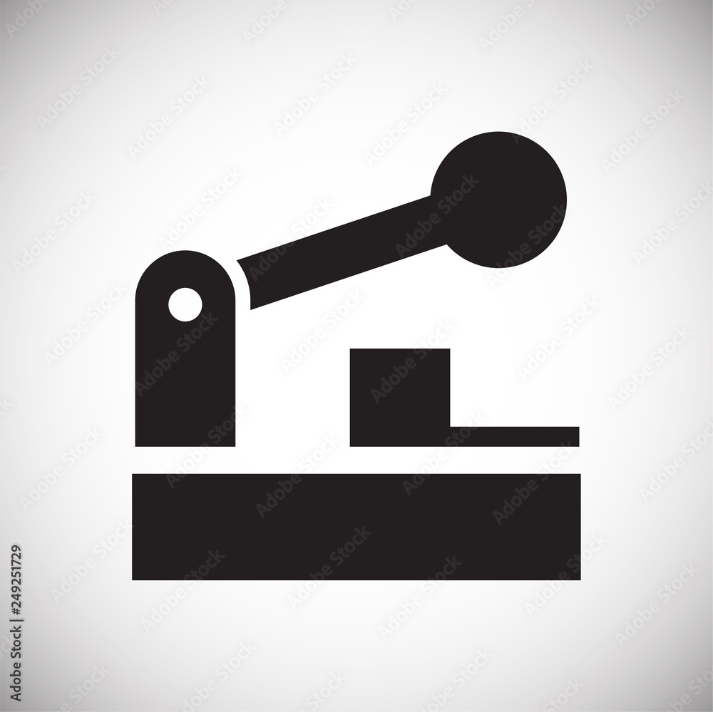 Fototapete Electric ware icon on white background for graphic and web design, Modern simple vector sign. Internet concept. Trendy symbol for website design web button or mobile app