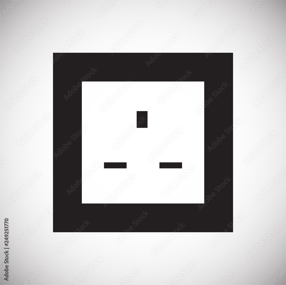 Fototapete Electric ware icon on white background for graphic and web design, Modern simple vector sign. Internet concept. Trendy symbol for website design web button or mobile app