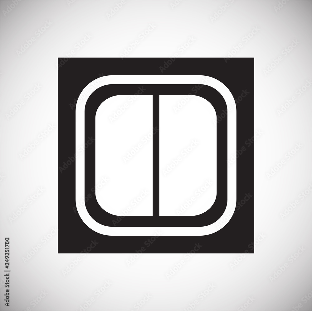 Fototapete Electric ware icon on white background for graphic and web design, Modern simple vector sign. Internet concept. Trendy symbol for website design web button or mobile app