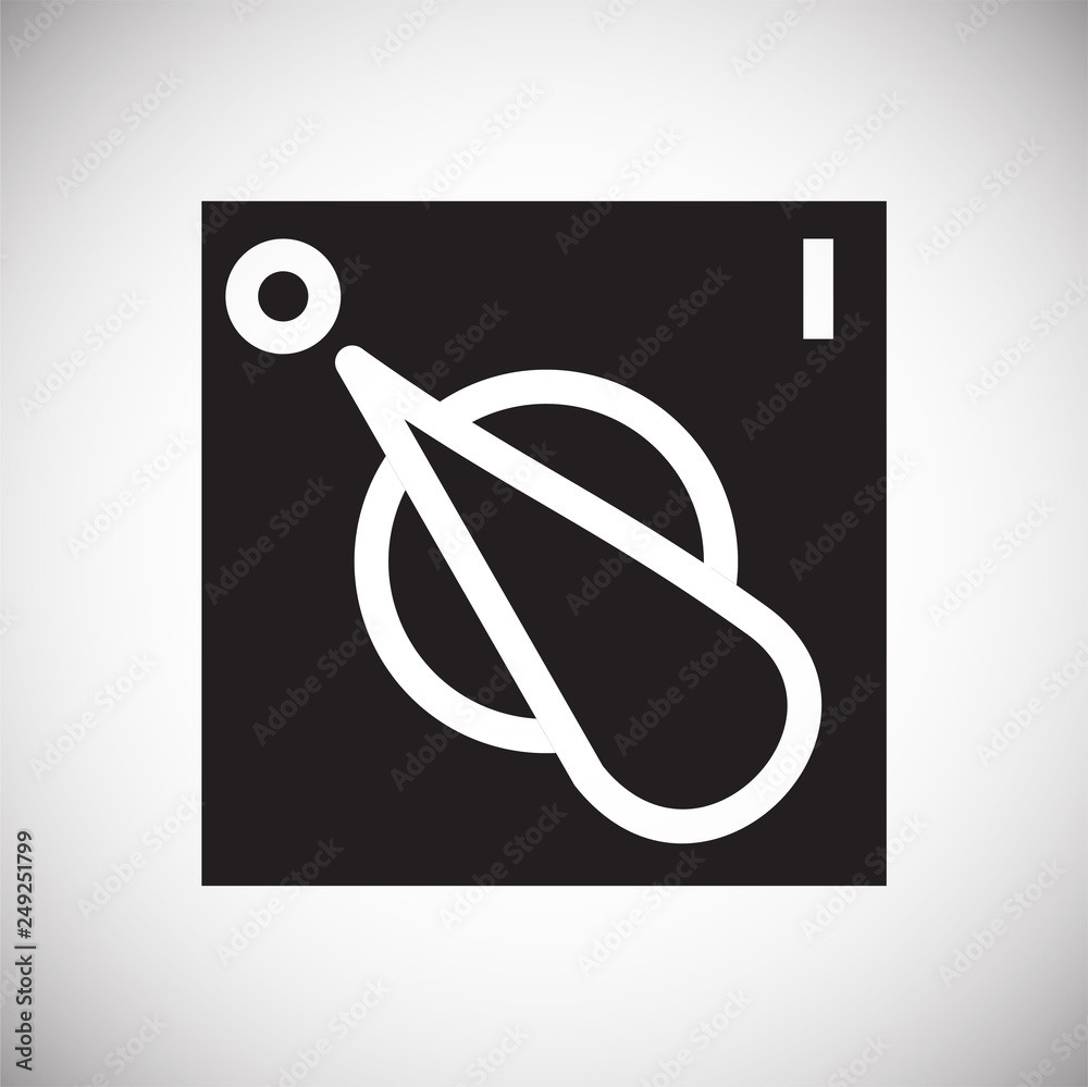 Fototapete Electric ware icon on white background for graphic and web design, Modern simple vector sign. Internet concept. Trendy symbol for website design web button or mobile app
