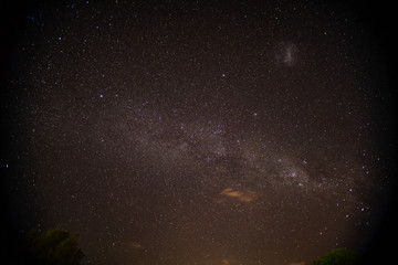 Fototapeta na wymiar astronomy photography in the heart of New Zealand, night sky over New Zealand