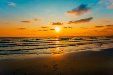 Sea, Sky, Sun, Beach, Gold