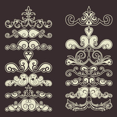 Vintage decorative elements