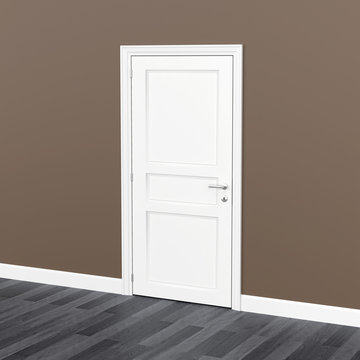 closed door 3D