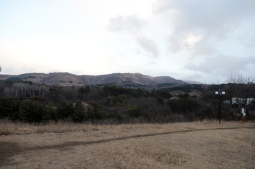 beautiful winter mountain landscape