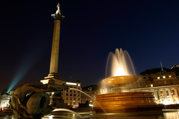 London, England, Trafalgar Square mit National Gallery
