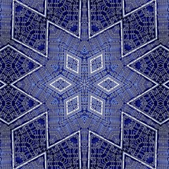pcb printed circuit board pattern. symmetry mosaic.