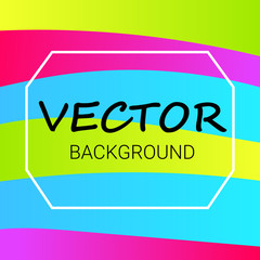 Abstract colored Background with Waves. Vector pattern